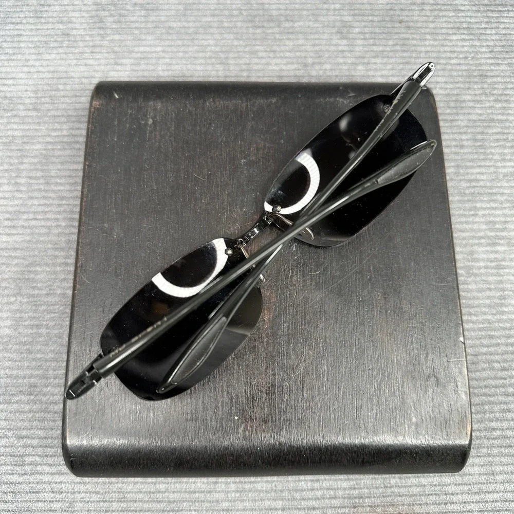 Maui Jim Ho'okipa Sport Y2K Sunglasses Black Rimless MJ-907-02 Japan 64/17-130